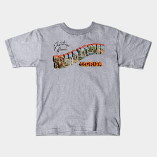 Greetings from Tallahassee Florida Kids T-Shirt